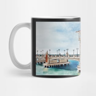 Alexandria bridge Mug